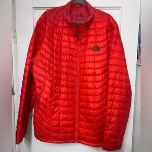Mens XXL The North Face Thermoball Trekker Jacket, orange